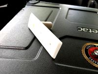 Bi-Fold door hinge pin repair plate by Wasatch