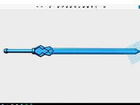 Absolute sword - sword art online by AmyCantFlyNow