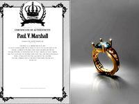 Solares : Prong setting (Ring) : Egyptian style by Paultini