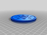 Digimon Digi-Destined Crest Coasters by BlueFenix