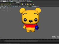Winnie the Pooh (based on Funko Pop figure) by WEIRDSKULL