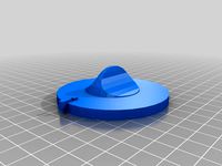 Crude replacement knob for a GE gas dryer. by 2pooped