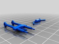 fork and handlebar miniature motorcycle by fiyeurfox