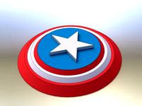 Captain America Sheild by mochadog84