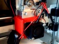 Printrbot Play E3D V6 Adapter Plate and Cooling Fan Mount by saplaneguy