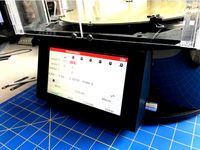 Rostock Max V2 7" LCD Mount by paulhut