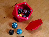 D20 Countdown die (dice holder) by kittka