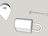 Viking padlock by Snorri