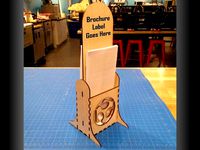Two Sided Brochure Holder by FabLabMSI