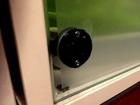Replacement hinge plate for Ikea glass door cabinet by loska