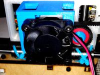 Printrbot Simple Y Upgrade Fan Mount by mikeaj