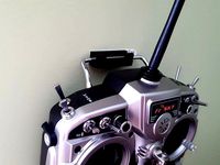 Wall mount for Taranis Transmitter - Command Adhesive version by brentarogers