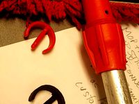 Mop Handle Clip for M-Fiber EZ Clean Telescoping Handle by simonaruiz