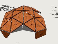 PseudoCNC Curved Roof Prototype by Fredbartels