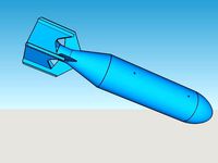 M38A2 100 pound practice bomb by Peterthinks
