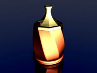 Octagonal vase / box / toothpick holder by magonegro