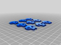 Kings of War Damage Tokens by chementiaN