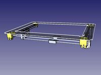 Y axis snap-in and solid bracket for MakerBot Replicator 2 by VVilhelnn