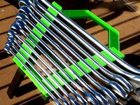 Metric Wrench Organizer Caddy by brandonkolybaba