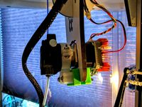 Simple mount for BondTech QR Extruder for Rostock Max V2 by wbphelps