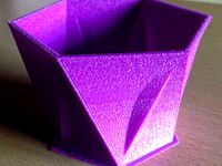 hexagonal vase and saucer by Kajok