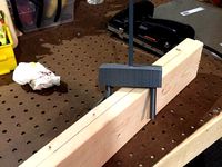Tool to Find Middle of Lumber without Measuring by mbparks