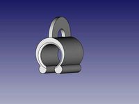 Pince tube dentifrice (Toothpaste tube clip) by ylc
