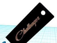 Dodge Challenger Keychain by CH-Makers