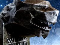 House Stark Direwolf Plaque by ahmedjaber