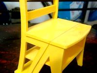 Miniature Chair Ladder Step by santib12