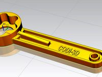 CHIAVE DI SERRAGGIO PER Manopola M8 - TIGHTENING KEY FOR Knob M8 by Stebo