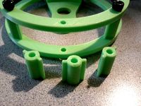 Printable Standoffs for Blue Yeti Shock Mount by Dyne
