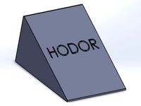 Hodor - Door Holder by predatortr