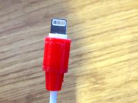 Iphone cable support / strengthener by dan241297
