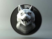 Wolf head by 3D-mon