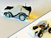 DeLorean BackToFuture RC Car w/ Arduino - 3DRacers by 3DRacers
