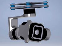 GoPro Hero 4 Session 3 axis brushless gimbal by mosteveo