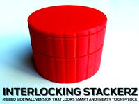 Ribbed Sidewall Interlocking Stackerz by muzz64