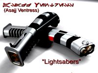 Star Wars: Clone Wars Asajj Ventress Lightsaber by Orcdoc