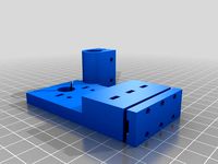 x-Carriage for RapidBot 1.0 with bowden e3d hotend by CrumblingCookie