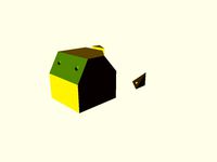 section d'un cube LLA by 3DLFBMP