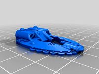 Epic Scale Eldar Wave Serpent by hariustrk