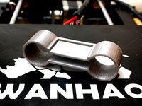 Wanhao Duplicator i3 (Plus) dampeners for AzzA's Z braces by docpayce
