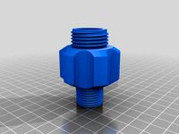 1/2" NPT (pipe thread) to Garden Hose Adapter by dhmclean