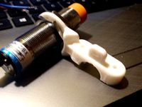 E3dV6 bowden clamp with proximity sensor 18mm by drtaly