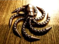 Ball-joint articulated octopus keyring remix by Solid_Alexei