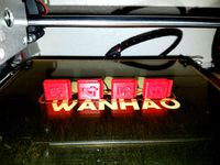 WANHAO I3 snap on Z endstop with Legends by dumbcomputers