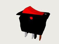 Amico lit rocker switch model (clips compressed) by csorrows