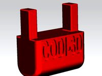 supporto modulare h=16mm per CNC morsetto modulare da tavola (d. 6mm.) rev.003 - by Stebo