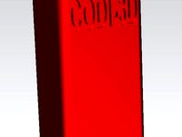 supporto modulare h= 50 mm per CNC morsetto modulare da tavola (d. 6mm.) rev.003 - by Stebo